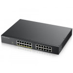 [GS1900-24EP] ราคา จำหน่าย Zyxel 24-port GbE Smart Managed PoE Switch 130 Watt (Max 12 ports), rackmount