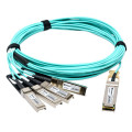 [QSFP28-AOC-P15M-T] ราคา จำหน่าย ขาย TConnect 100G QSFP28 to 4SFP28 AOC cable 15m OM3 Active100G QSFP28 to 4SFP28 AOC
