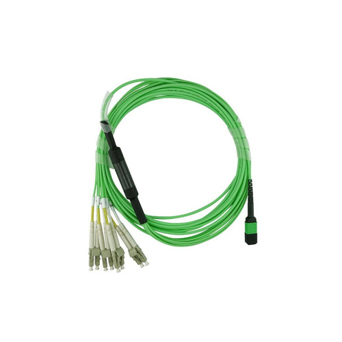 [TC-SFP03A1M] ราคา จำหน่าย ขาย TConnect Fiber Breakout Cable, MPO/UPC, 4xDuplex LC/UPC,Multi-mode G50/125µm, OM5, 3.0mm LSZH , 8 Cores 1m