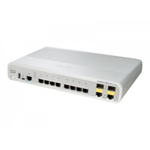 [WS-C3560CG-8TC-S] ราคา ขาย จำหน่าย Cisco Catalyst 3560C Switch 8 GE, 2 x Dual Uplink, IP Base