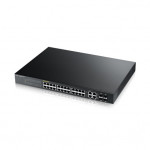 [ZXL-GS1920-24HP] ขาย จำหน่าย ZyXEL Switch 24-port GbE Smart Managed PoE Switch with 4 x Gigabit Combo (RJ-45/ SFP) ports ราคาถูก ,มีบริการติดตั้ง