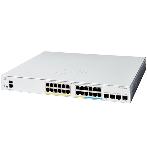 [C1300-24MGP-4X] Cisco Catalyst 1300 8-port 2.5GE, 16-port GE, PoE, 4x10G SFP+