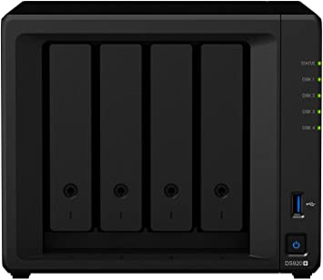 [DS920+] Synology DiskStation (up to 9-bay), Quad Core 2.0 GHz (turbo to 2.7 GHz), 4GB RAM (up to 8GB)