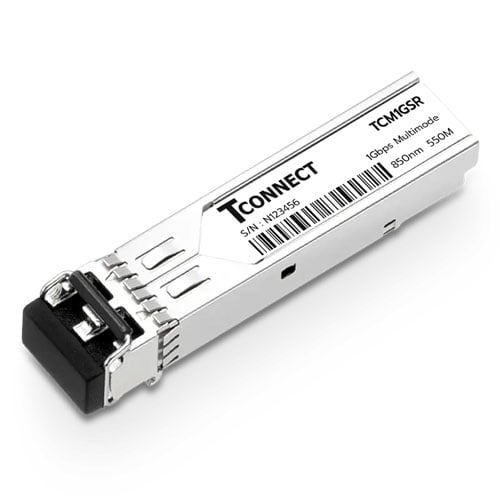 [TCM1GSR] Tconnect 1.25G 1000BASE-SX 850nm 550m Duplex SFP Transceiver