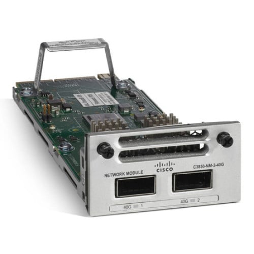 Cisco C9300-NM-2Q-M 2 ports of 40 Gigabit Ethernet supports QSFP+ transceivers