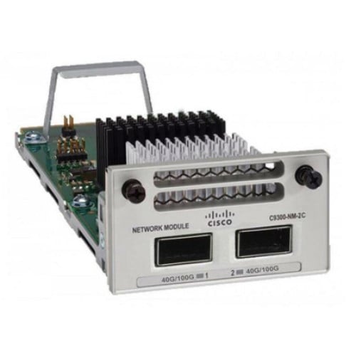 Cisco C9300X-NM-2C-M C9300X 2-port 40G/100G SFP+ Network Module, MERAKI