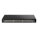 [DGS-1520-52] D-Link 52-port Gigabit Layer 3 Stackable Smart Managed Switch with 4-port 10G Uplinks