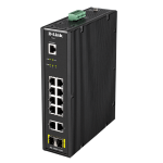 [DIS-200G-12SW] D-Link 12-port Gigabit Smart Industrial Switch with 2-port Gigabit Uplinks
