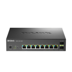 [DMS-1250-10SPL] D-Link 10-port 2.5G Smart Managed PoE++ (120W) Desktop Switch with 2-port 10G Uplinks