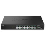 [DMS-1250-28] D-Link 28-port 2.5G Smart Managed PoE Switch with 4-port 10G Uplinks