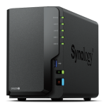 [DS225+] Synology 2-bay Plus series model  with Intel Celeron J4125 quad-core, 2 GB non-ECC DDR4 SODIMM by default, Built-in 1 x 2.5GbE and 1 x 1GbE RJ-45 LAN port