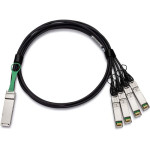 [Finisar 470-AAXG] Finisar 40GbE (QSFP+) to 4 x 10GbE SFP+ Passive Copper Breakout Cable - 3 meter