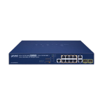 [GS-5220-8P2T2S] Planet L2+ 8-Port 10/100/1000T 802.3at PoE + 2-Port 10/100/1000T + 2-Port 100/1000X SFP Managed Switch
