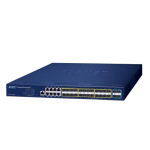 [GS-6311-16S8C4XR] Planet Layer L3 16-Port 100/1000X SFP + 8-Port Gigabit TP/SFP + 4-Port 10G SFP+ Managed Ethernet Switch with 36-72V DC Redundant Power
