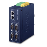 [ICS-2400T] Planet Industrial 4-Port RS232/RS422/RS485 Serial Device Server