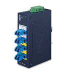 [IFB-244-MLC] Planet Industrial 2-Channel Optical Fiber Bypass Switch – multimode LC connector