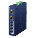 [IFGS-620TF] Planet Industrial 4-Port 10/100TX + 2-Port 1000X SFP Ring Ethernet Switch