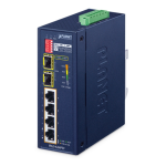 [IFGS-624PTF] Planet Industrial 4-Port 10/100TX 802.3at PoE + 2-Port 1000X SFP Ring Ethernet Switch