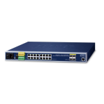 [IGS-5225-16T4S] Planet Industrial L2+ 16-Port 10/100/1000T + 4-Port 100/1000X SFP Managed Ethernet Switch