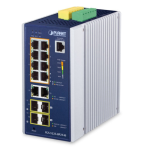 [IGS-5225-8P2T4S] Planet Industrial L2+ 8-Port 10/100/1000T 802.3at PoE + 2-Port 10/100/1000T + 2-Port 100/1G SFP + 2-Port 100/1G/2.5G SFP Managed Ethernet Switch