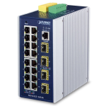 [IGS-6325-16T4S] Planet Industrial L3 16-Port 10/100/1000T + 4-Port 1G/2.5G SFP Managed Ethernet Switch