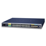 [IGS-6325-20T4C4X] Planet Industrial L3 20-Port 10/100/1000T + 4-Port Gigabit TP/SFP + 4-Port 10G SFP+ Managed Ethernet Switch