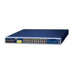 [IGS-6325-24UP4X] Planet Industrial L3 24-Port 10/100/1000T 802.3bt PoE + 4-Port 10G SFP+ Managed Ethernet Switch