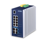 [IGS-6325-8T4X] Planet Industrial L3 8-Port 10/100/1000T + 4-Port 10G SFP+ Managed Ethernet Switch