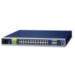 [IGSW-24040T] Planet Industrial L2+ 20-Port 10/100/1000T + 4-Port TP/SFP Combo Managed Ethernet Switch
