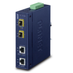 [IGT-2205AT] Planet Industrial 2-port 10/100/1000T to 2-port 100/1000/2500X SFP Media Converter