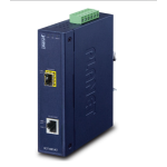 [IGT-805AT] Planet Industrial 10/100/1000BASE-T to 100/1000BASE-X SFP Media Converter