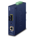 [IGTP-802T] Planet Industrial 1000BASE-SX to 10/100/1000BASE-T 802.3at PoE+ Industrial Media Converter (SC,MM) -550m