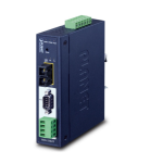 [IMG-2102T] Planet Industrial IP30 Industrial 1-Port RS232/RS422/RS485 Modbus Gateway (1 x 100FX SC, MM/2km, -40~75 degrees C)