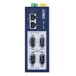 [IMG-2400T] Planet Industrial 4-Port RS232/422/485 Modbus Gateway