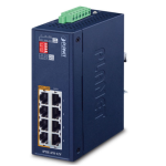 [IPOE-470-12V] Planet Industrial 4-port Multi-Gigabit 802.3bt PoE++ Injector Hub w/ 12V Booster