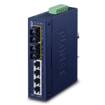 [ISW-621T] Planet Industrial 4+2 100FX Port Multi-mode Industrial Ethernet Switch - 2km (-40~75 degrees C operating temperature)