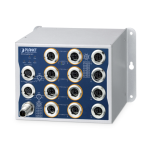 [ITS-5216-8P4T-WV] Planet Industrial L2+ 8-Port 10/100/1000T 802.3at PoE M12 + 4-Port 10/100/1000T M12 Managed Ethernet Switch