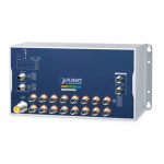 [ITS-6326-16P2TB-WV] Planet Industrial Industrial L3 16-Port 10/100/1000T 802.3at PoE M12 + 2-Port 10GBASE-T M12 Bypass Managed Ethernet Switch