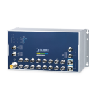 [ITS-6326-18T2XS-WV] Planet Industrial L3 16-Port 10/100/1000T M12 + 2-Port 10GBASE-T M12 + 2-Port 10G Q-ODC Managed Ethernet Switch with dual wide voltage input of 24 to 110 VDC