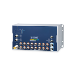 [ITS-6326-8P10T2XS-WV] Planet Industrial L3 16-Port 10/100/1000T with 8-/16-Port 802.3at PoE M12 + 2-Port 10GBASE-T M12 Bypass + 2-Port 10G Q-ODC Managed Ethernet Switch