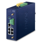 [IVR-300W] Planet Industrial 5-Port 10/100/1000T + 802.11ax Wi-Fi VPN Security Gateway