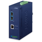 [IXT-900-2X1T] Planet Industrial 2-Port 10GBASE-X SFP+ + 1-Port 10GBASE-T Managed Media Converter