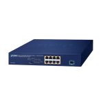[MGS-910XP] Planet 8-Port 10/100/1000/2500T 802.3at PoE+ + 1-Port 10G SFP+ Multigigabit Ethernet Switch (120 Watts)
