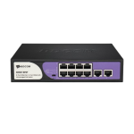[S1000-8P2F] BDCOM 8-Port 100M PoE+ 2-Port 100M RJ45 Unmanaged PoE Switch