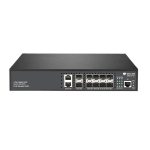 [S2900-2T10X] BDCOM 2-Port Gigabit RJ45 + 10-Port 10GE SFP+ L3-lite Stackable Managed Switch 