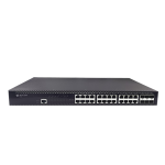 [S3900-24P6X] BDCOM 24-Port Gigabit PoE+ 6-Port 10G/GE SFP+ L3 Stackable Managed PoE Switch