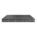 [S3900-48T6X] BDCOM 48-Port Gigabit RJ45 + 4-Port 10G/GE SFP+ 2-Port 10G dedicated stacking SFP+L3 Stackable Managed Switch