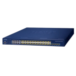 [SGS-6310-16S8C4XR] Planet Layer L3 16-Port 100/1000X SFP + 8-Port Gigabit TP/SFP + 4-Port 10G SFP+ Stackable Managed Switch (Dual 100~240V AC)
