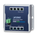 [WGS-4215-8T] Planet Industrial 8-Port 10/100/1000T Wall-mount Managed Switch (-40~75 degrees C)