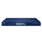 [XGS-6311-8T4XR] Planet Layer L3 8-Port 10GBASE-T + 4-Port 10GBASE-X SFP+ Managed Ethernet Switch with Dual 100~240V AC Redundant Power
